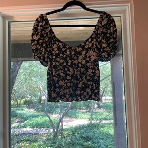 Flowy Floral Blouse